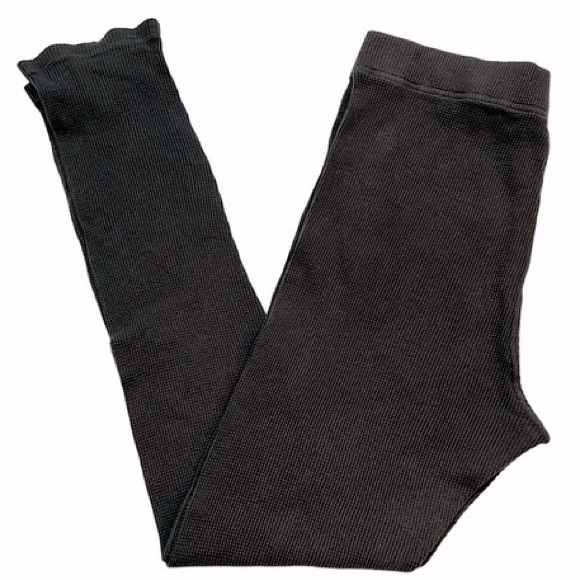 NWOT Intimately Free People Early Night Split Hem Thermal Leggings - Picture 7 of 11